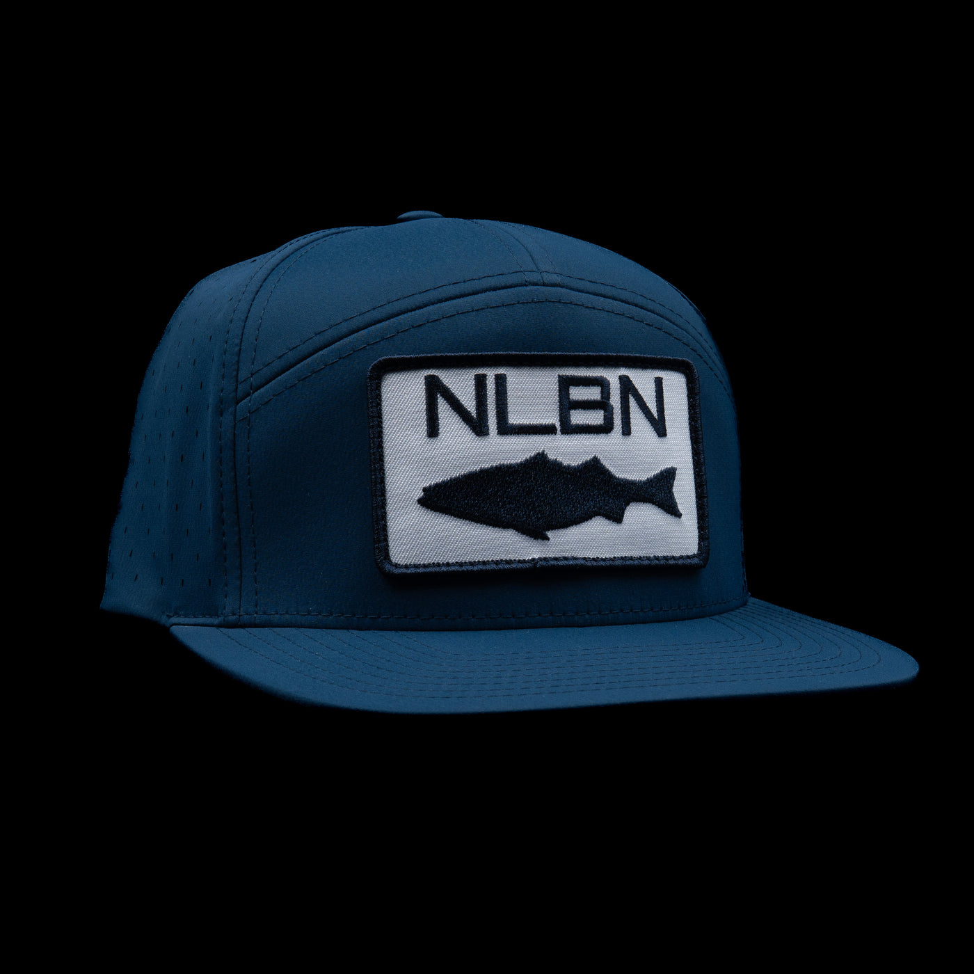 7 Panel - Navy - Navy/White Striper