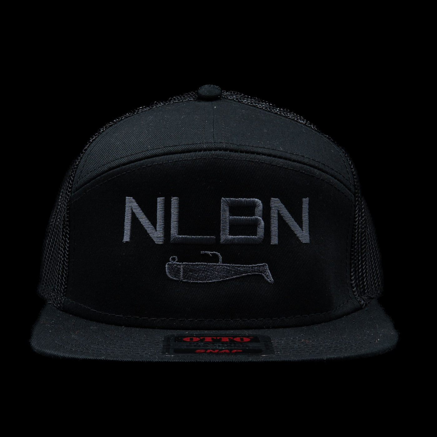 7 Panel - Black - Silver NLBN Paddle Tail